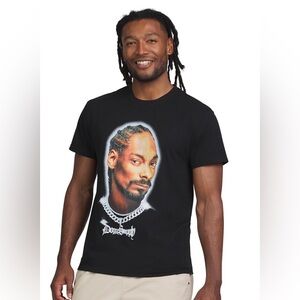 💕5/$15 Snoop Dogg Black Short Sleeve Tee with Graphic Print